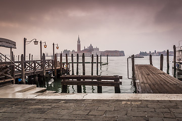 Image showing early morning Venice Italy