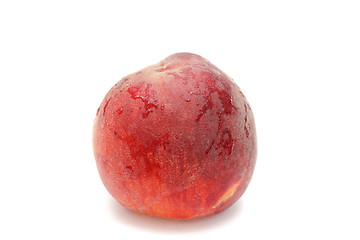 Image showing peach over white