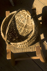 Image showing Basket and Stool