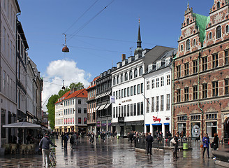 Image showing Stroget Street, Copenhagen