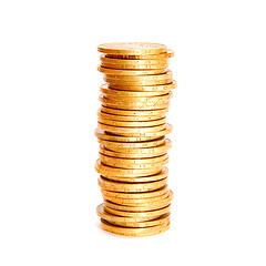 Image showing Stack of coins