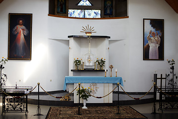 Image showing The altar in the Chapel in Suodþiai village