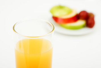 Image showing glass of orange juice