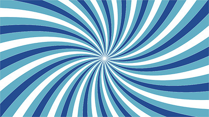 Image showing Blue vortex with outline