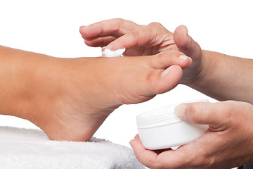 Image showing Footcare cream