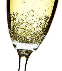 Image showing champagne flute closeup