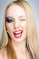 Image showing creative makeup