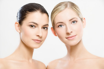 Image showing two beautiful women