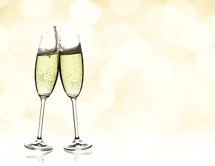 Image showing two glasses of champagne