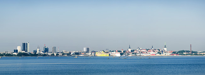 Image showing panoramic view of Tallinn