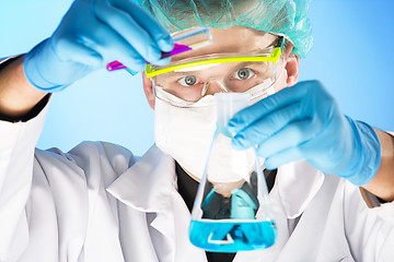 Image showing chemist at work