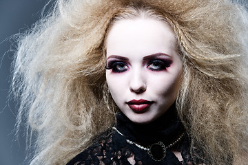 Image showing young beautiful vampire