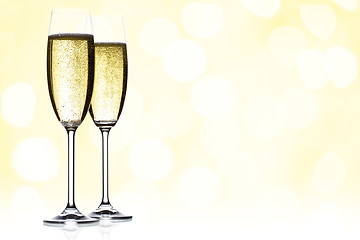 Image showing two glasses of champagne