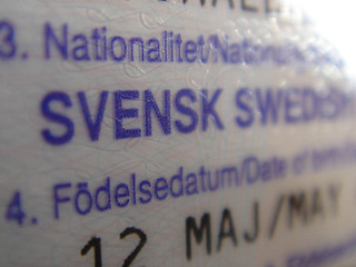 Image showing Swedish citizenship/svenskt medborgarskap