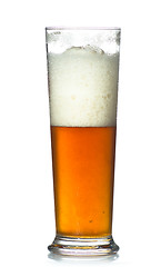 Image showing beer glass full of cold lager.