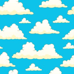 Image showing Seamless background with clouds 9