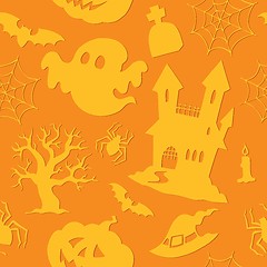 Image showing Halloween seamless background 2