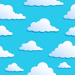 Image showing Seamless background with clouds 8
