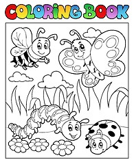 Image showing Coloring book bugs theme image 2