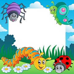 Image showing Frame with bugs theme 1