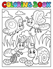 Image showing Coloring book bugs theme image 3