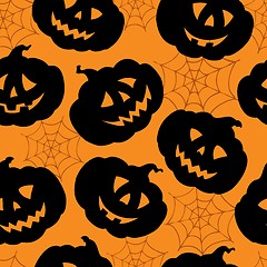 Image showing Halloween seamless background 1