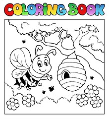 Image showing Coloring book bugs theme image 4