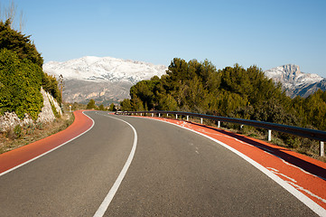 Image showing Guadalest road