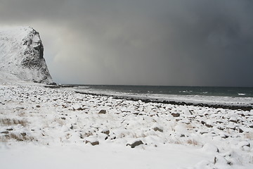 Image showing Winter beach