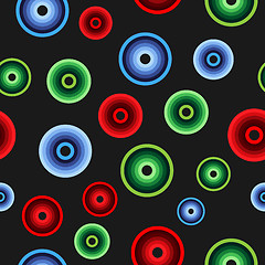 Image showing Abstract composition with circles