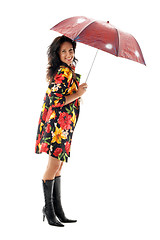 Image showing umbrella girl #2