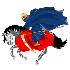 Image showing Equestrian of the Apocalypse. Death