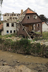 Image showing Destroyed house