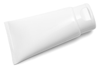 Image showing Blank White Tube w/ Path