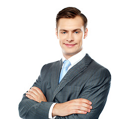 Image showing Portrait of handsome young businessman