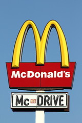 Image showing McDonalds sign