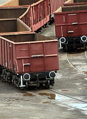 Image showing goods wagons