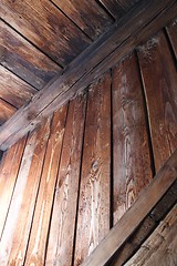 Image showing wooden attic