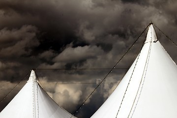 Image showing storm tents