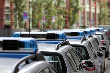 Image showing german police cars