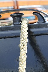 Image showing harbor rope