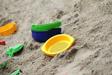 Image showing sandpit toys