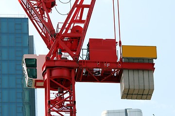 Image showing red crane