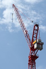 Image showing red crane