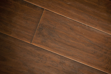 Image showing Newly Installed Brown Laminate Flooring