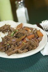 Image showing lomo saltado peruvian steak