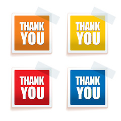 Image showing Thank you tag colour