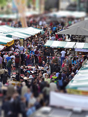 Image showing Market crowd