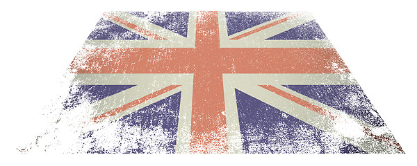 Image showing British flag flat