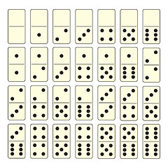 Image showing Domino set